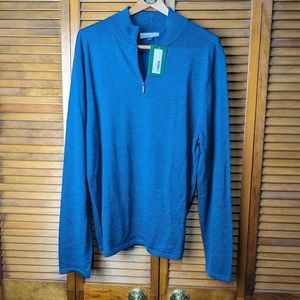 Artefact Merino wool zip neck sweater